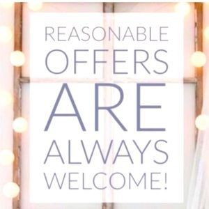 Feel Free To Make Offers!